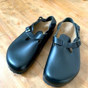 Birkenstock Tokio Black Back Strap Size 9 New